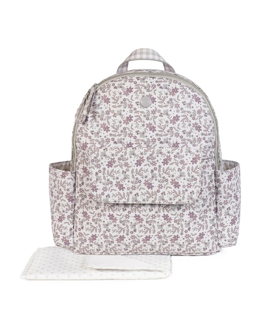 Pasito a Pasito Delia Diaper Backpack-With Changing Mat & Stroller Hooks-Rose Pink