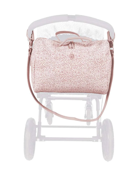 Pasito a Pasito Flower Mellow Diaper Bag-With Changing Mat & Stroller Hooks-Rose Pink