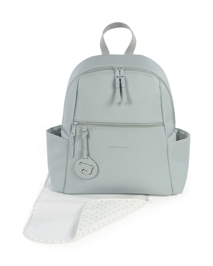 Pasito a Pasito Yummi Diaper Backpack-With Changing Mat & Stroller Hooks-Mint Green