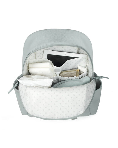 Pasito a Pasito Yummi Diaper Backpack-With Changing Mat & Stroller Hooks-Mint Green