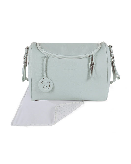 Pasito a Pasito Yummi Diaper Bag-With Changing Mat & Stroller Hooks-Mint Green