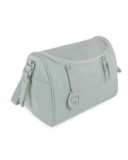 Pasito a Pasito Yummi Diaper Bag-With Changing Mat & Stroller Hooks-Mint Green