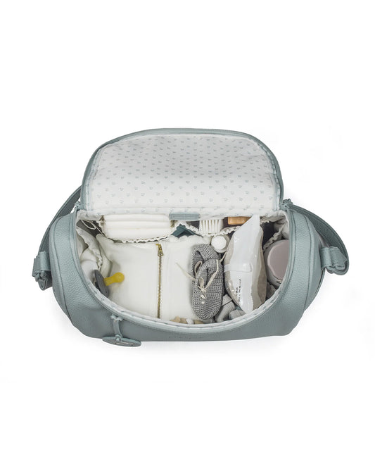 Pasito a Pasito Yummi Diaper Bag-With Changing Mat & Stroller Hooks-Mint Green