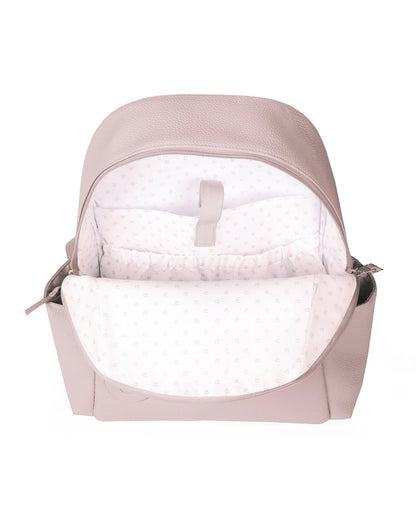 Pasito a Pasito Yummi Diaper Backpack-With Changing Mat & Stroller Hooks-Rose Pink