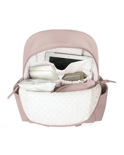 Pasito a Pasito Yummi Diaper Backpack-With Changing Mat & Stroller Hooks-Rose Pink