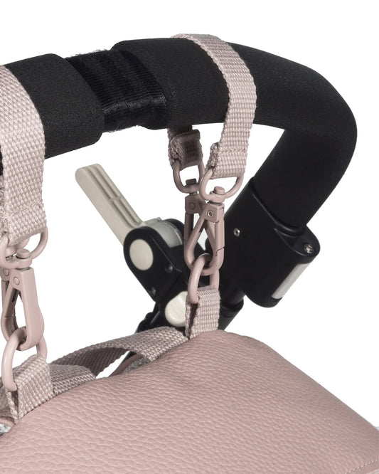 Pasito a Pasito Yummi Diaper Backpack-With Changing Mat & Stroller Hooks-Rose Pink