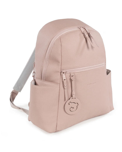 Pasito a Pasito Yummi Diaper Backpack-With Changing Mat & Stroller Hooks-Rose Pink