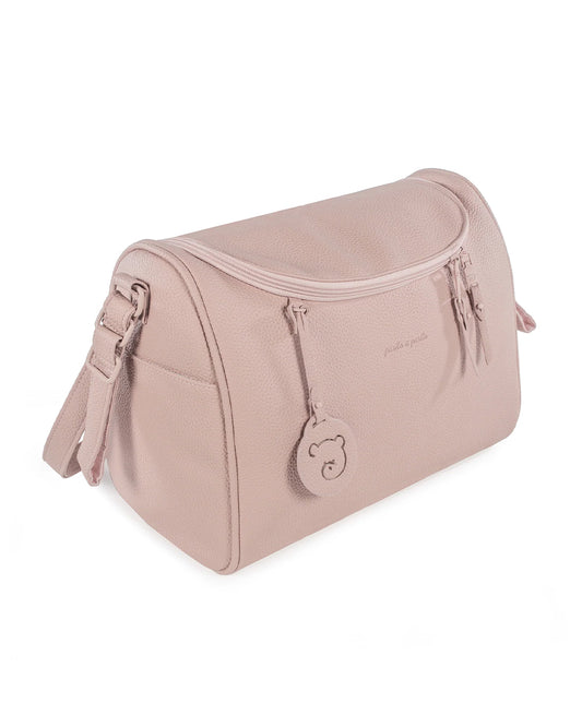 Pasito a Pasito Yummi Diaper Bag-With Changing Mat & Stroller Hooks-Rose Pink