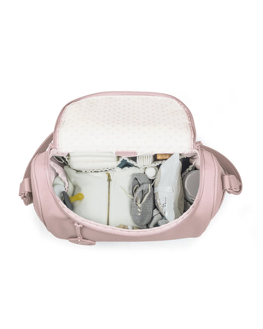 Pasito a Pasito Yummi Diaper Bag-With Changing Mat & Stroller Hooks-Rose Pink