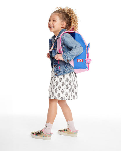 Skip Hop Zoo Big Kid Backpack-Butterfly-With Mesh Bottle Pocket & Adjustable Padded Shoulder Straps