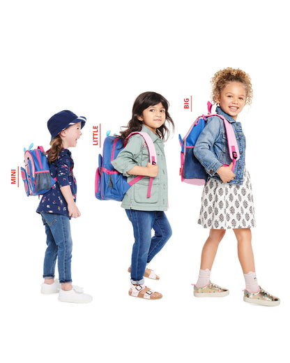 Skip Hop Zoo Big Kid Backpack-Butterfly-With Mesh Bottle Pocket & Adjustable Padded Shoulder Straps