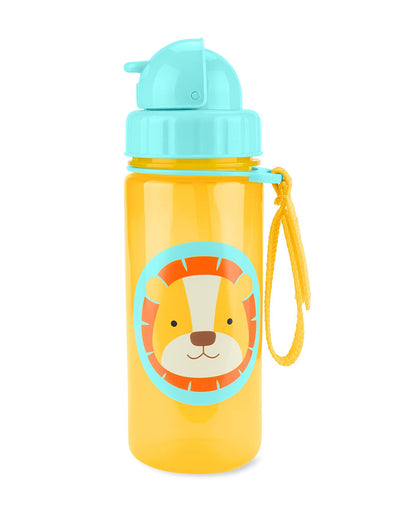 Skip Hop Zoo Straw Sipper-Handy Grab Strap-Lion-390 ml