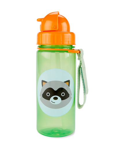 Skip Hop Zoo Straw Sipper-Handy Grab Strap-Raccoon-390 ml