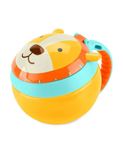 Skip Hop Zoo Snack Cup-Lion-No Slip Handle-222 ml-For Feeding Infants