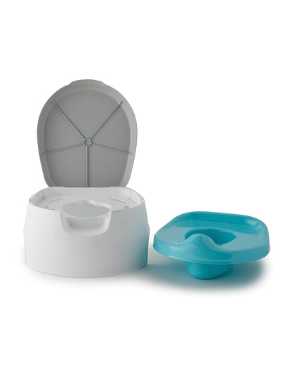Summer Infant 2 in 1  Step-up Baby Potty Seat-Step Stool-With Splash Guard-18 to 48M-Blue
