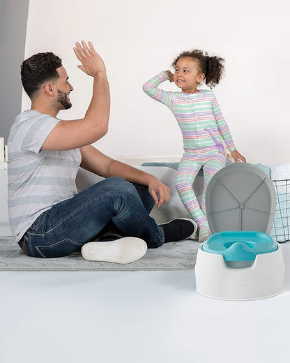 Summer Infant 2 in 1  Step-up Baby Potty Seat-Step Stool-With Splash Guard-18 to 48M-Blue