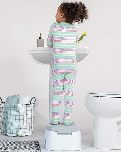 Summer Infant 2 in 1  Step-up Baby Potty Seat-Step Stool-With Splash Guard-18 to 48M-Blue