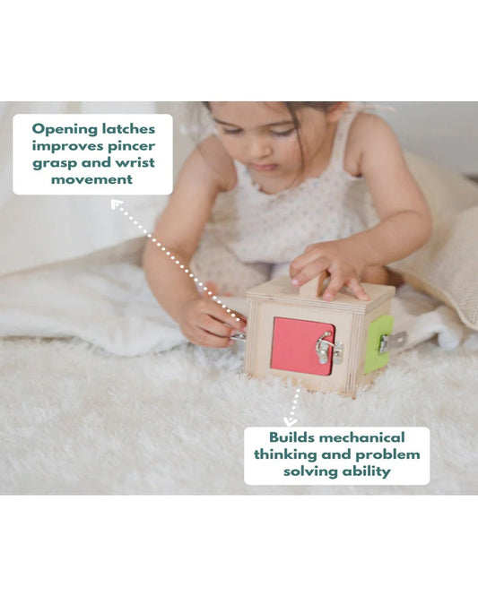 Curious Cub Locks & Latches-Improves Hand Eye Coordination-Puzzle-Learning & Educational Toys-12M+
