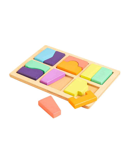 Curious Cub 2 Part Geometry Puzzle-Improves Hand Eye Coordination-Learning & Educational Toys-12M+