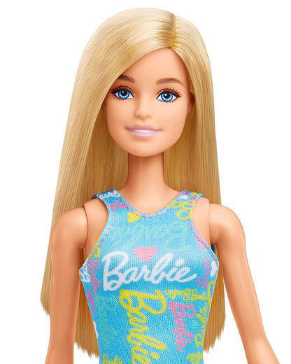 Barbie Signature SkyBlue Dress Doll-Promotes Role Play-Doll & Doll Houses-12M+