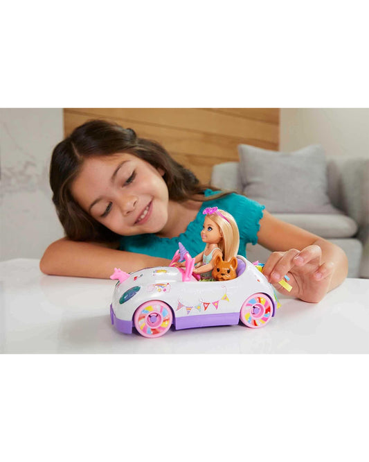 Barbie Chelsea Doll with Car-Promotes Role Play-Doll & Doll Houses-12M+