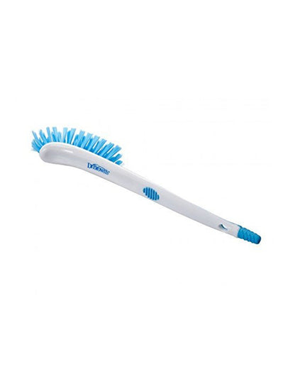 Dr. Brown's Easy Clean Bottle Brush-With Curved Brush Head & Angled Bristles-Blue & White