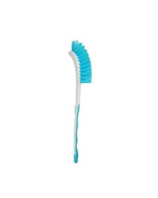 Dr. Brown's Easy Clean Bottle Brush-With Curved Brush Head & Angled Bristles-Blue & White