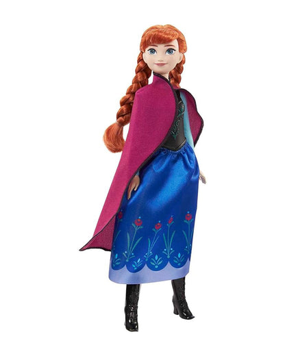 Disney Frozen Anna Posable Fashion Doll With Signature Clothing And Accessories Inspired From Frozen Movie-Promotes Role Play-Doll & Doll Houses-12M+