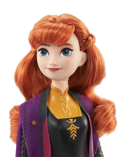 Disney Frozen Anna Posable Fashion Doll With Signature Clothing And Accessories Inspired From Frozen 2 Movie-Promotes Role Play-Doll & Doll Houses-12M+