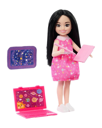 Barbie Chelsea Doll Astronomer Set with Accessories-Promotes Role Play-Doll & Doll Houses-12M+