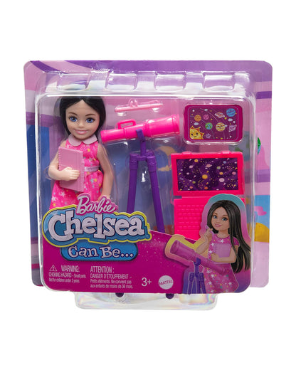 Barbie Chelsea Doll Astronomer Set with Accessories-Promotes Role Play-Doll & Doll Houses-12M+