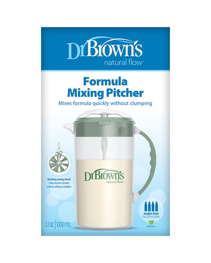 Dr. Brown's Formula Mixing Pitcher-Olive-Easy Pour Spout-1000 ml