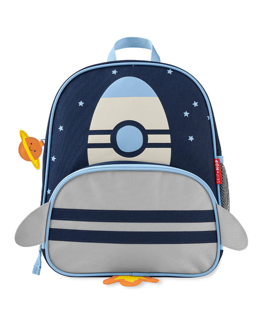 Skip Hop Spark Style Little Kid Backpack-Rocket-With Mesh Bottle Pocket & Adjustable Padded Shoulder Straps