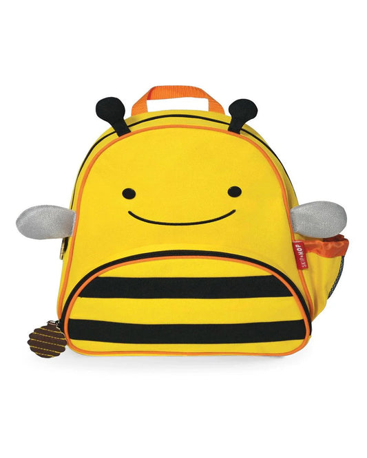 Skip Hop Zoo Little Kid Backpack-Bee-With Mesh Bottle Pocket & Adjustable Padded Shoulder Straps