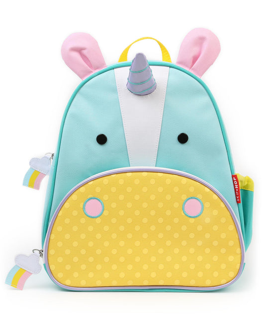 Skip Hop Zoo Little Kid Backpack-Unicorn-With Mesh Bottle Pocket & Adjustable Padded Shoulder Straps