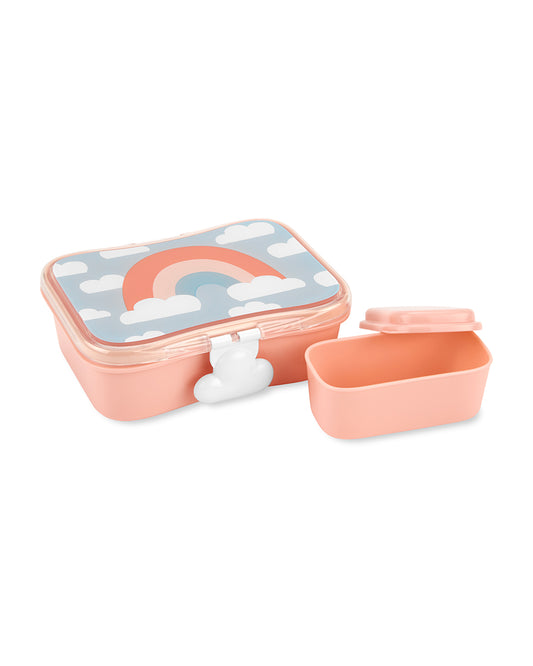 Skip Hop Spark Style Lunch Kit-4-Piece Set-With Leakproof Lid-Rainbow-For Feeding Infants