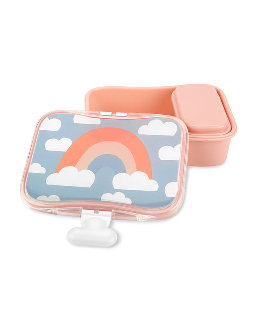 Skip Hop Spark Style Lunch Kit-4-Piece Set-With Leakproof Lid-Rainbow-For Feeding Infants