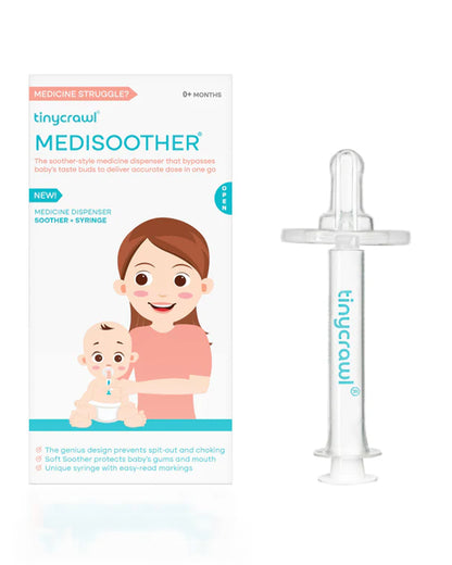 Tinycrawl Medisoother-Soother Style Medicine Dispenser-With Accurate Dose & No Choking-Safe For Babies-For Infants