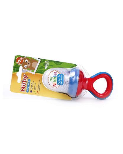 Nuby The Nibbler-With Hygienic Cover-Detachable Net-Red-For Infants