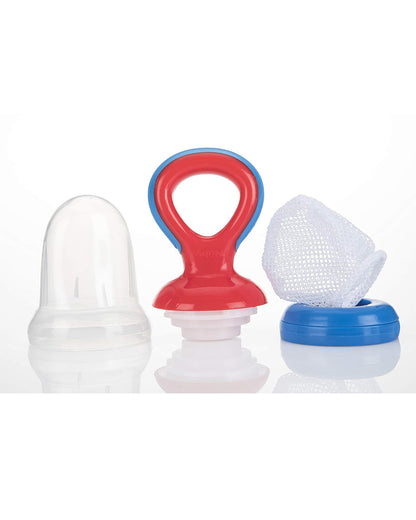 Nuby The Nibbler-With Hygienic Cover-Detachable Net-Red-For Infants