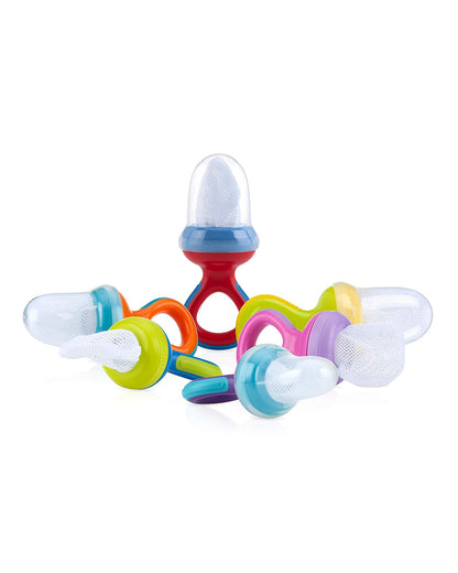 Nuby The Nibbler-With Hygienic Cover-Detachable Net-Red-For Infants