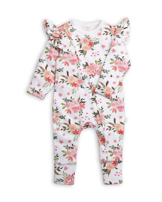 Tiny Twig Multicolor Onesie-Winter Bouquet-Organic Cotton-For Infants