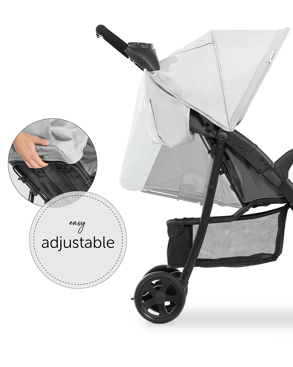 Hauck Shopper Neo II Lightweight Baby Stroller With Cup Holder Tray One Hand Fold Pram for 0M Upto 25Kg Grey Extra 5 Off duckduckbaby