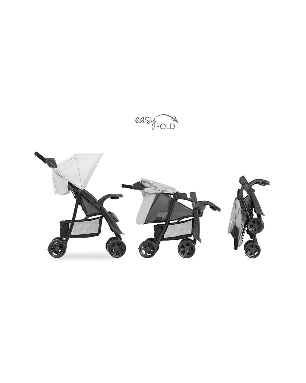 hauck buggy shopper Hauck Shopper Neo II Lightweight Baby Stroller-With Cup Holder & Tray-One Hand Fold-Pram for 0M+ (Upto 25Kg)-Grey-Extra 5% Off – duckduckbaby