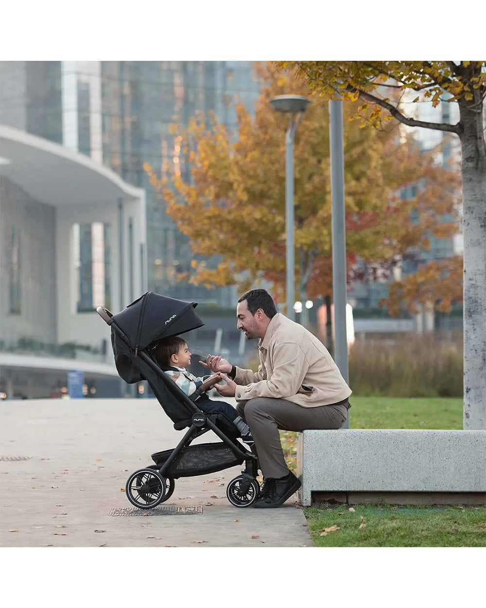 Nuna TRVL LX Cabin Friendly Stroller-Thunder-Extra 5% Off