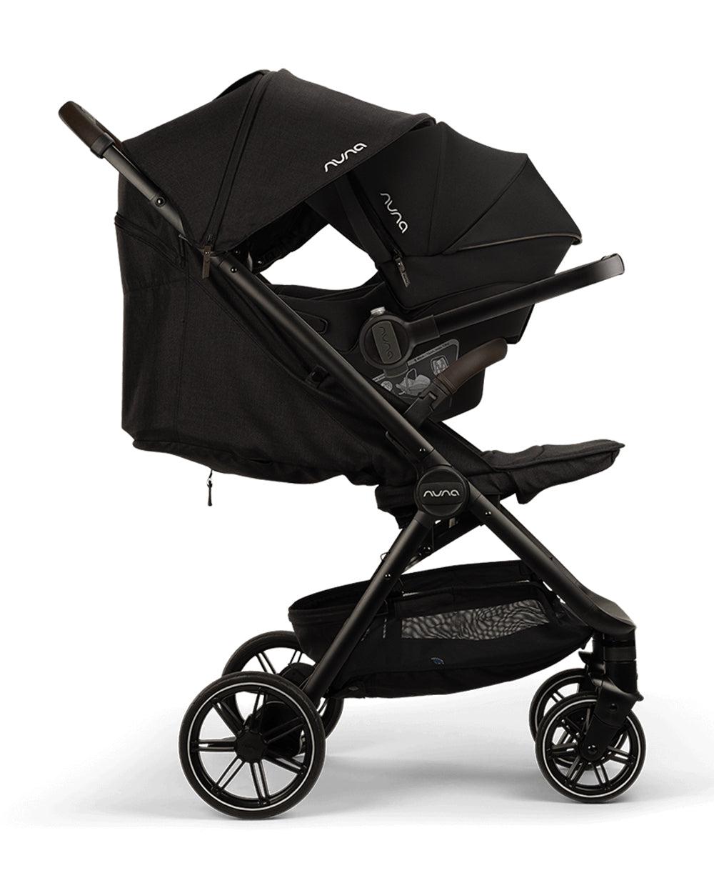 Nuna TRVL LX Cabin Friendly Baby Stroller-With Cup Holder-One Hand