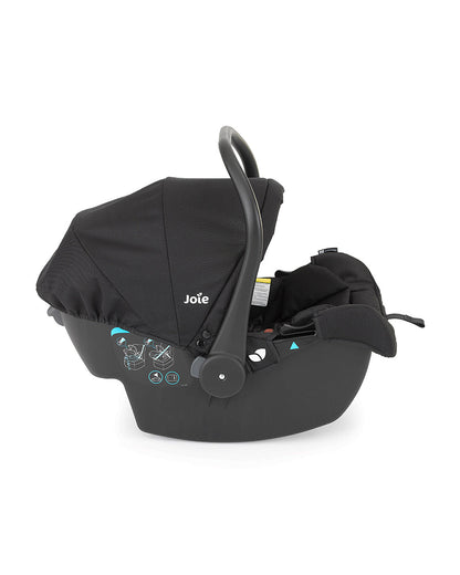 Joie Juva Baby Car Seat-Rear Facing-Airline Certified-Lightweight-For 0 to 1Y (Upto 13Kg)-Black Ink