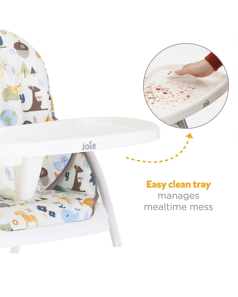 Joie Mimzy Snacker Highchair Alphabet Joie Mimzy Snacker Wild