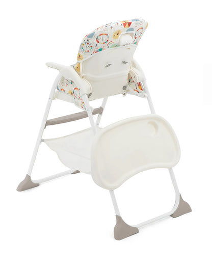 Joie Mimzy Snacker Baby High Chair-One Hand Quick Compact Fold-Streamlined Design-6M to 3Y (Upto 15Kg)-What Time Is It