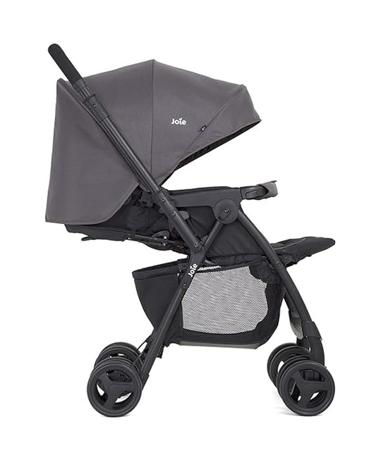 Joie Mirus Lightweight Baby Stroller-One Hand Fold-Reversible Handle-Pram for 0 to 3Y (Upto 15Kg)-Ember